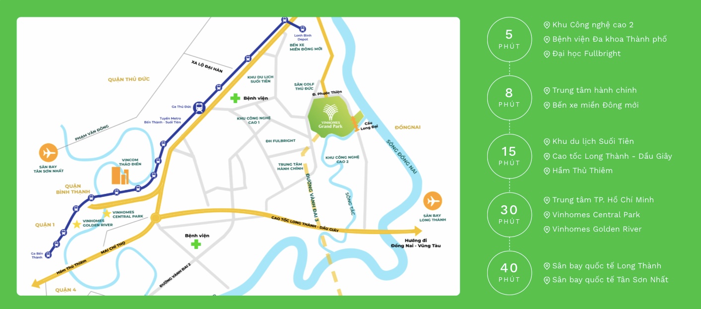 Với vị thế tâm điểm kết nối, Vinhomes Grand Park không chỉ là nơi an cư lý tưởng mà còn sở hữu tiềm năng tăng giá vượt trội theo thời gian.
