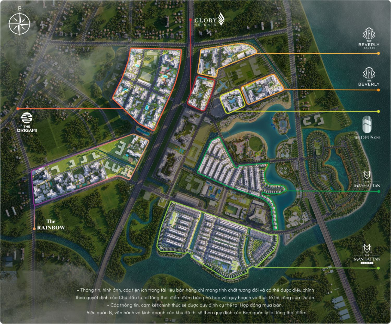 sơ đồ tổng thể vinhomes grand park