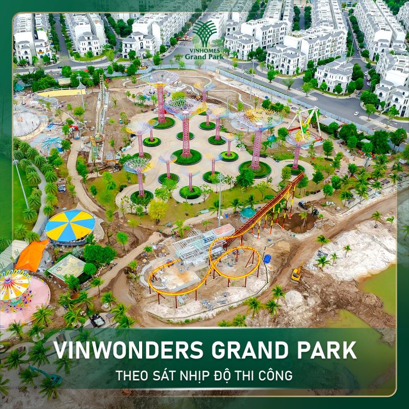 Cập nhật Tiến độ Vinhomes Grand Park