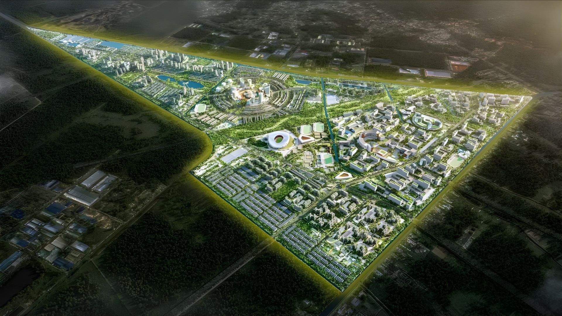 phối cảnh vinhomes hóc môn
