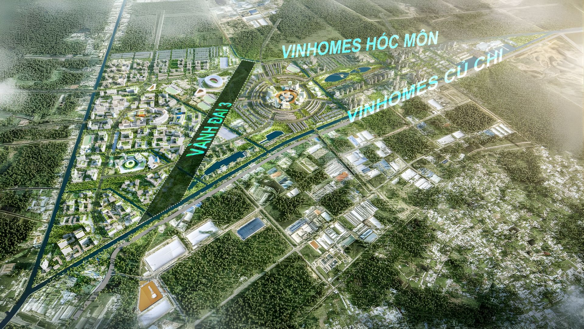 phối cảnh vinhomes hóc môn