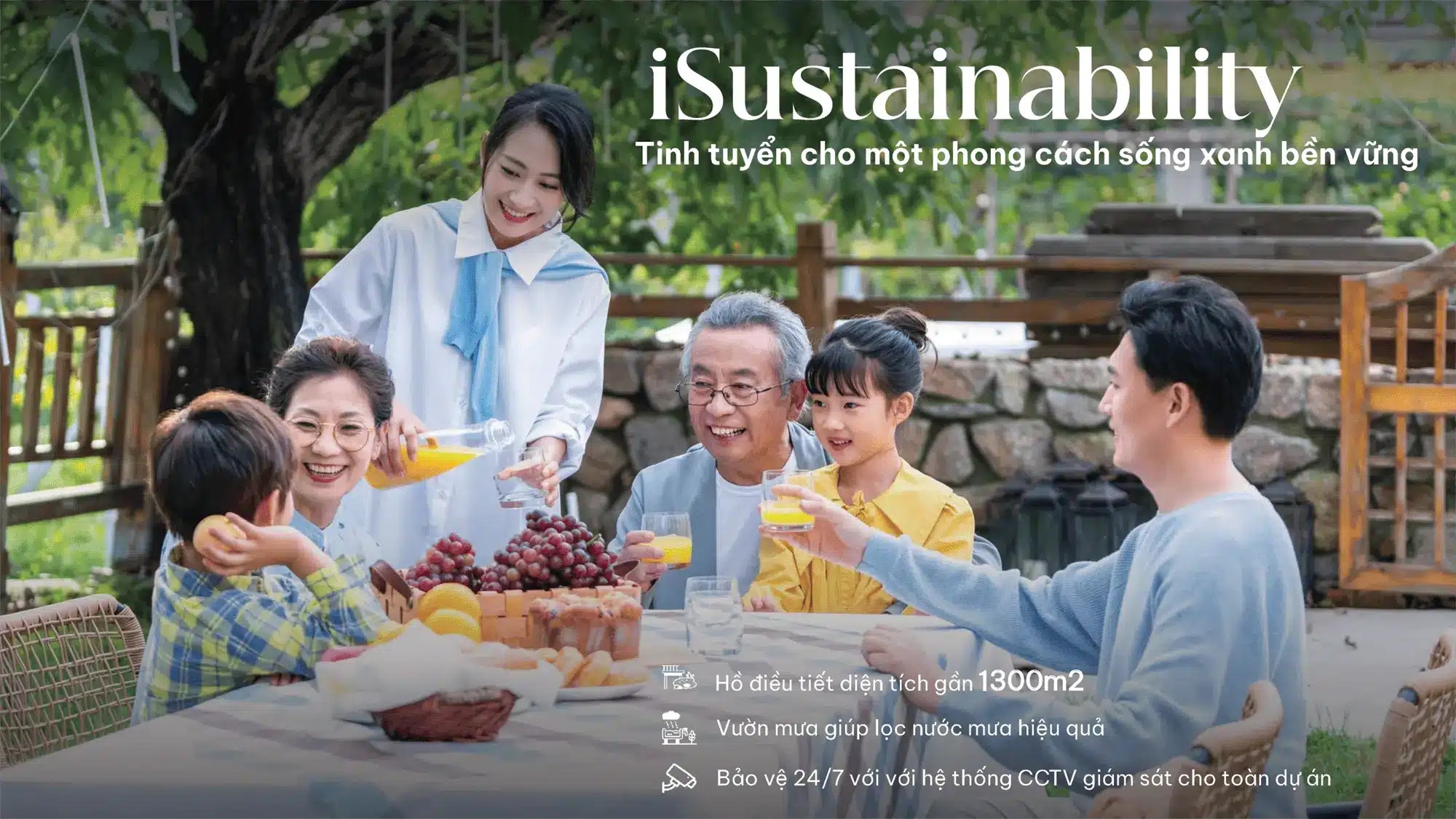 iSustainability tinh tuyển phong cách sống xanh bền vững cho gia đình đa thế hệ tại Gladia