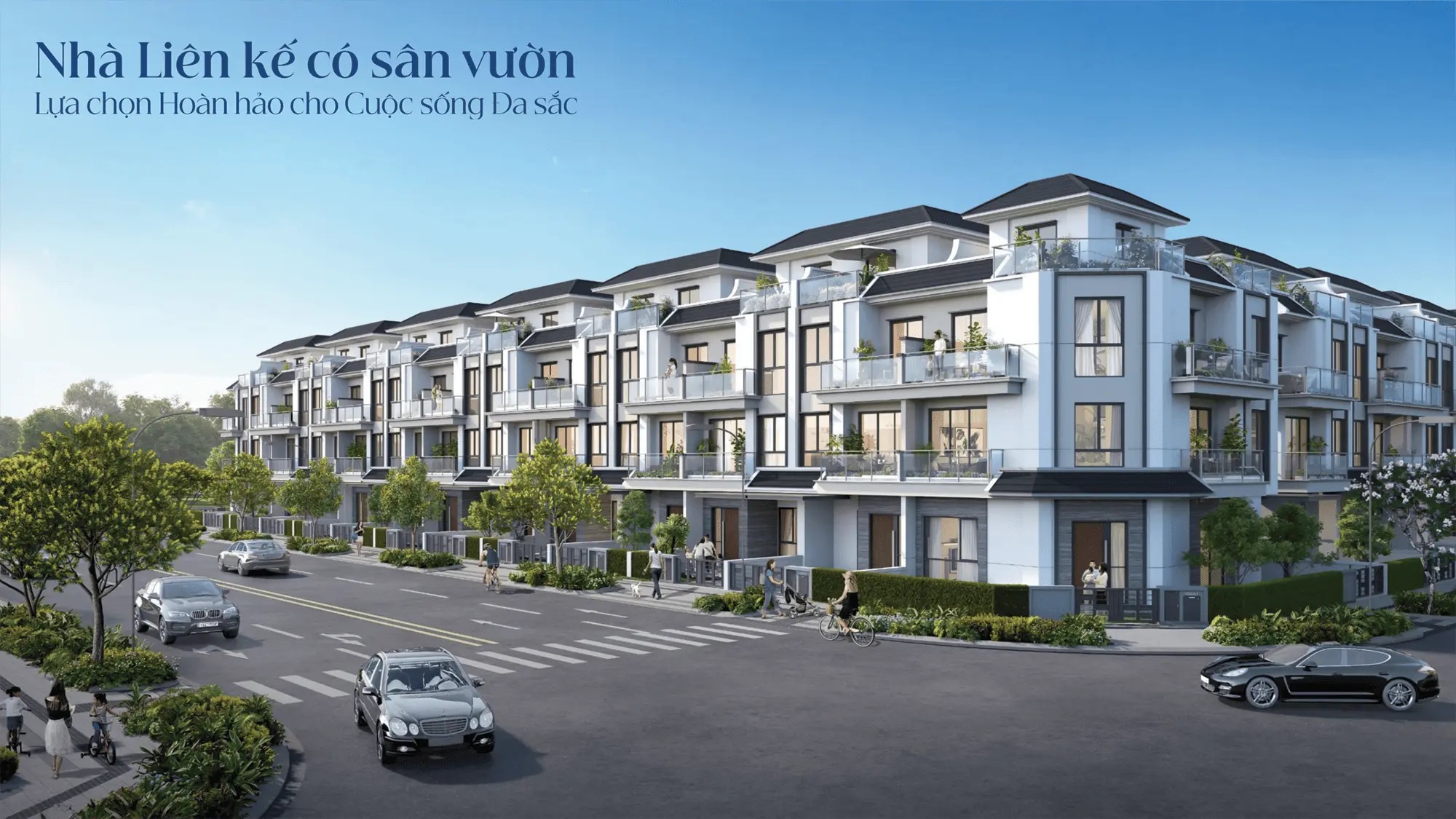 Nhà liền kế có sân vườn The Posh – Lựa chọn hoàn hảo cho cuộc sống đa sắc giữa lòng thiên nhiên