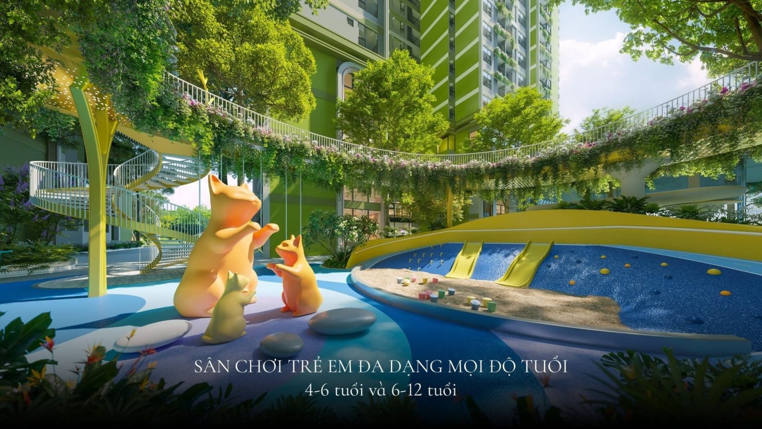 Không gian tiện ích hướng đến gia đình và trẻ nhỏ Lusso Saigon