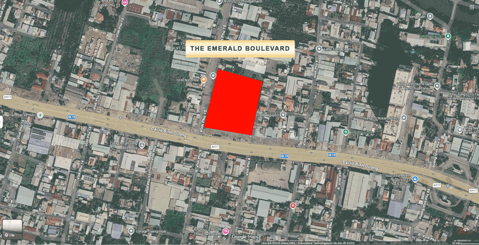 VỊ TRÍ DỰ ÁN The Emerald Boulevard