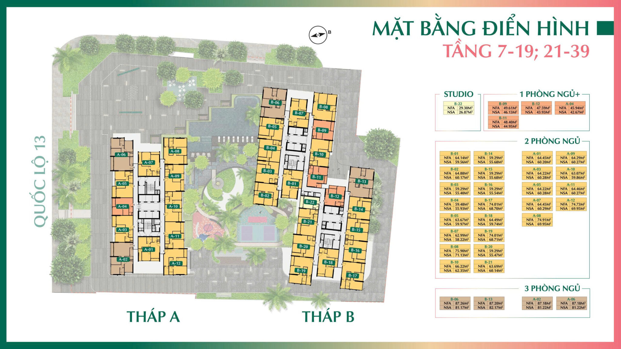MẶT BẰNG DỰ ÁN The Emerald Boulevard