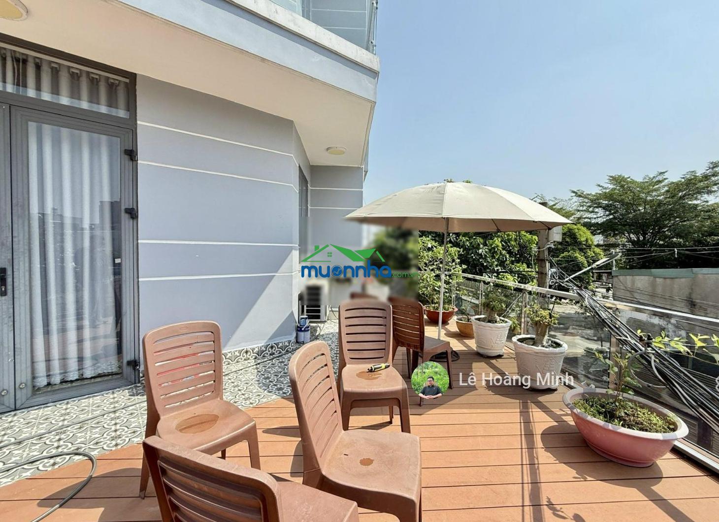 Biệt thự mini 8m x 18m. 3 tầng view công viên góc 2mt hẻm 12m thông 1/ nguyễn thị búp