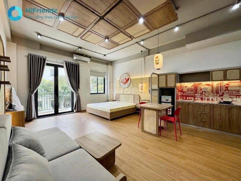 Cho thuê căn hộ studio ban công - đường bạch đằng - sát sân bay tân sơn nhất- công viên gia định