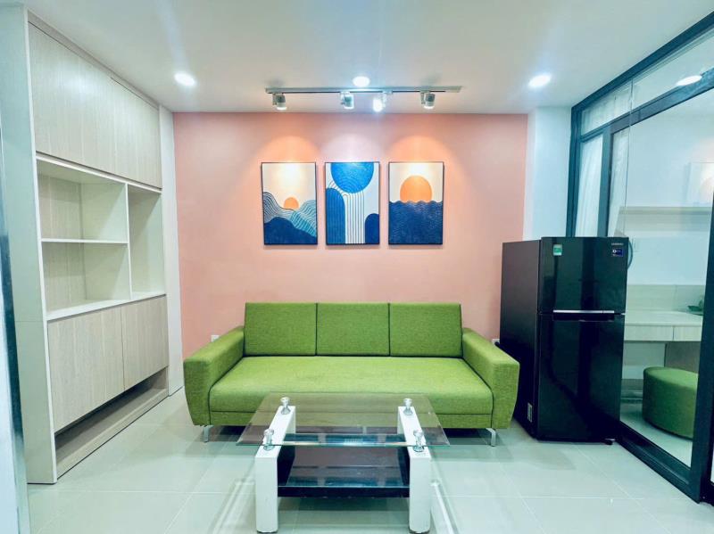 Thuê ngay 1pn mới toanh 35m2 tại d5 gần ngã tư hàng xanh và quận 1 - 4