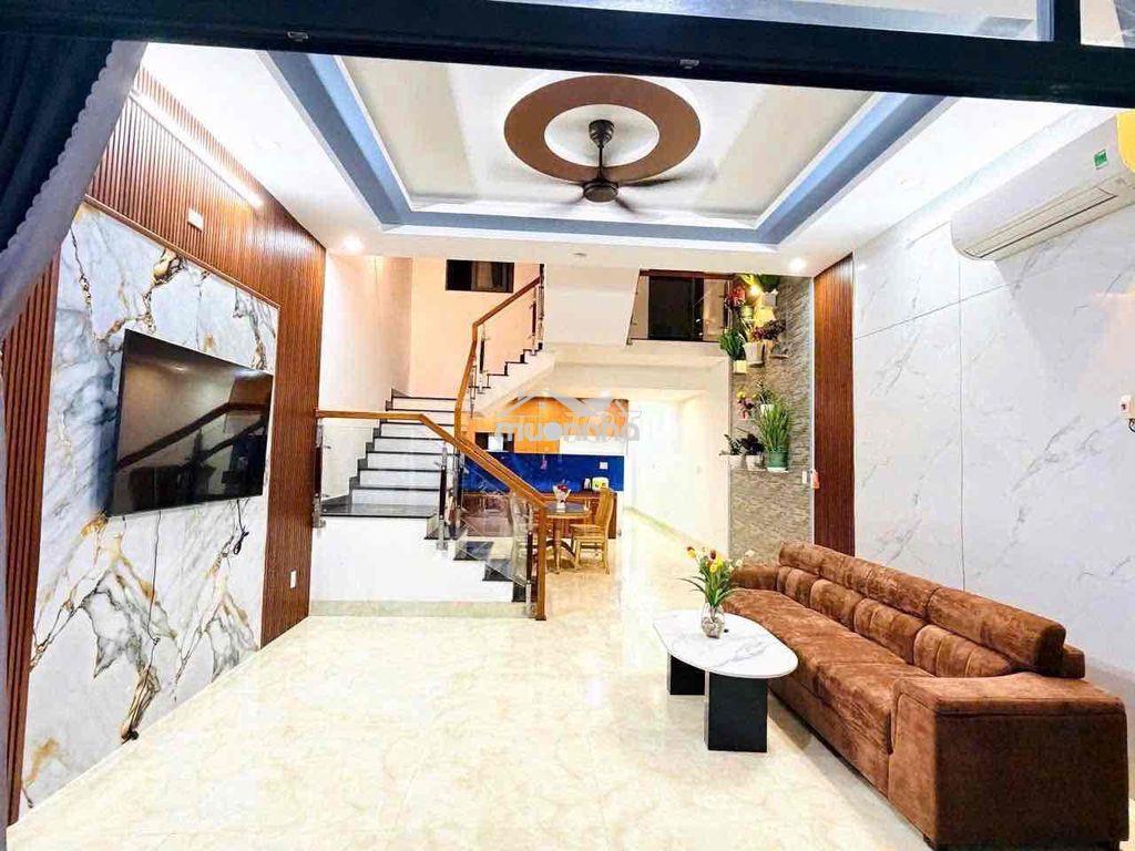 Nhà đẹp 3 tầng đường trịnh lỗi, khu nva 5pn khépn kín 40tr - 2