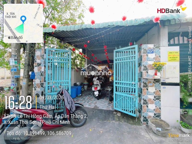 Bán nhà 87/5a đường lê thị hồng gấm, hóc môn, dt 94m2, giá 3tỷ