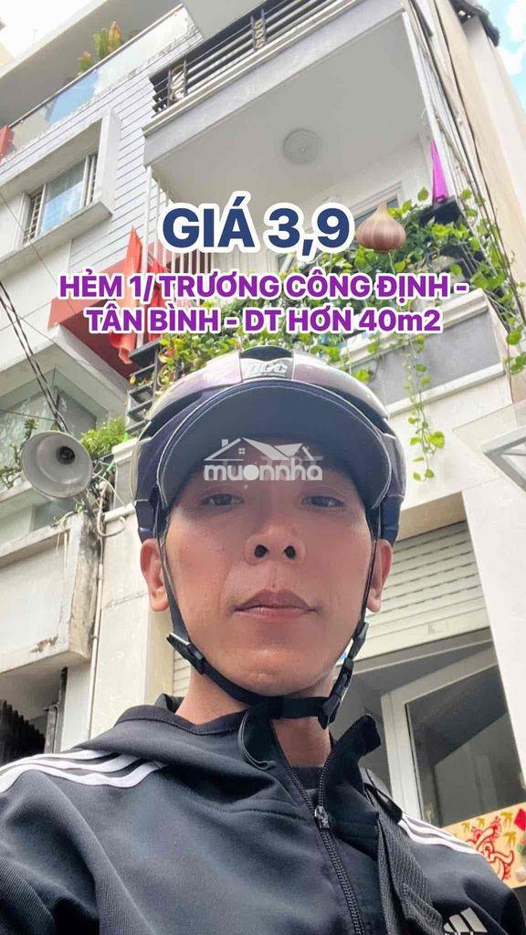 💕💕 Hẻm 1/ trương công định thông ra ba vân, trường chinh - dt hơn 40m2