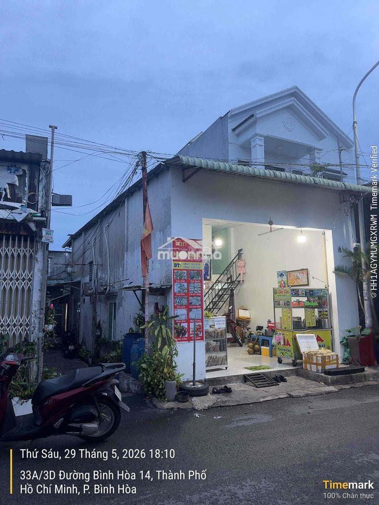 Nhà cấp 4 gác lửng dt 90m bình đáng vị trí kinh doanh vip - 2