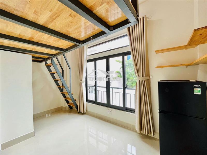 Gác lững 25m2 full tiện nghi khuông việt gần âu cơ