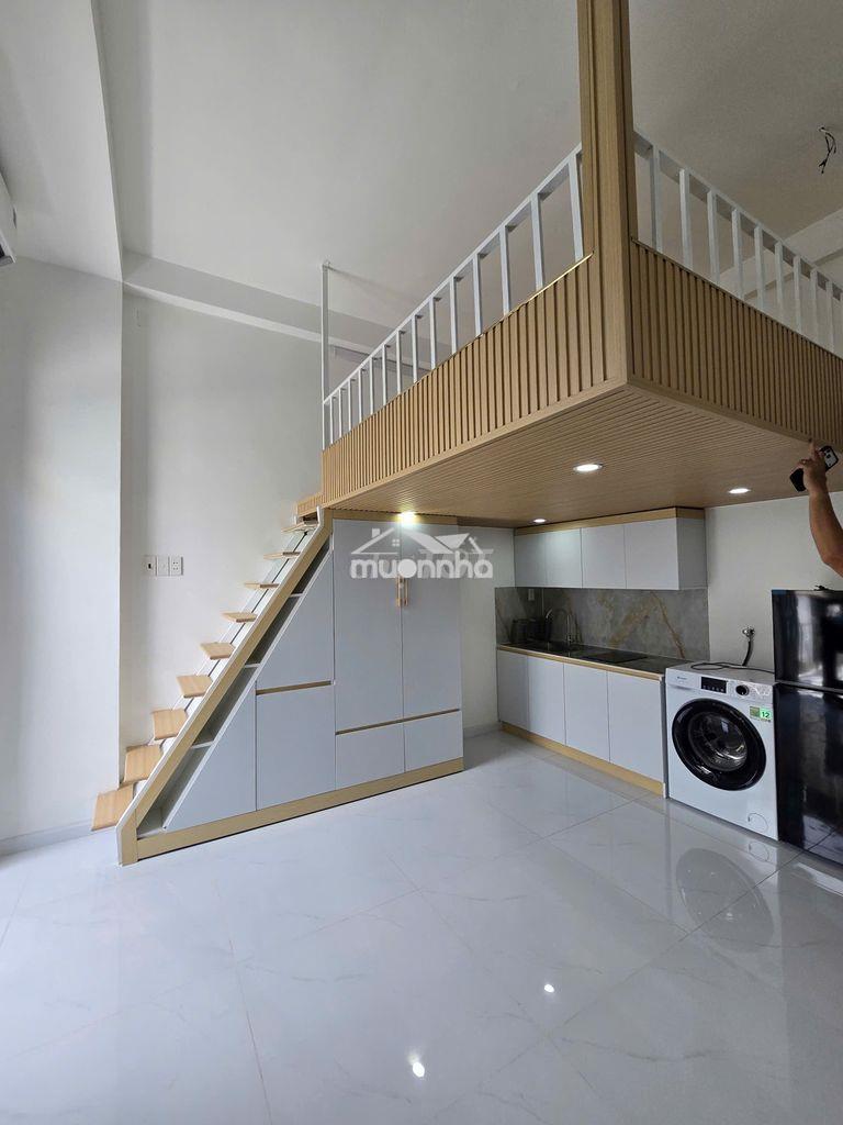 Cho thuê chdv mới 100% đường lê đức thọ gò vấp hẻm xe tải 8m