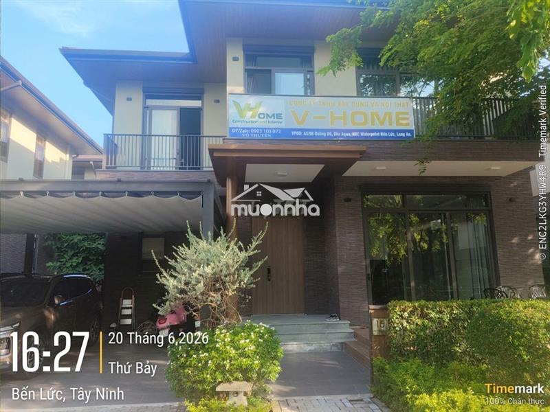 Cho thuê biệt thự waterpoint 225m², 4pn full nội thất, 24tr/tháng
