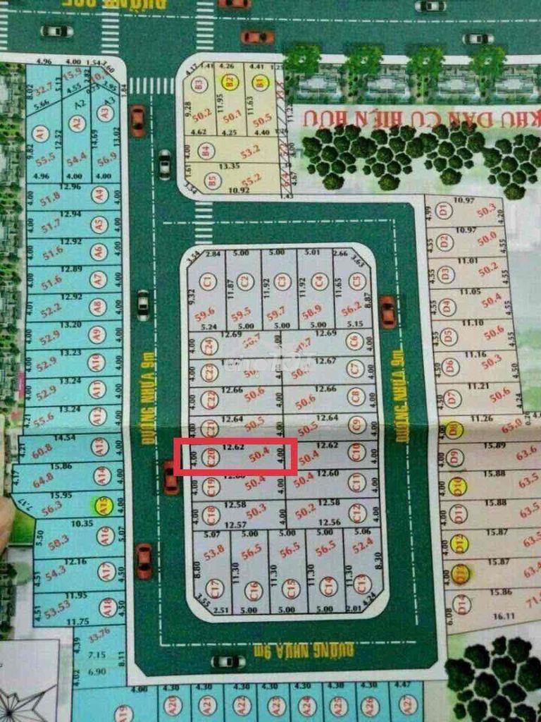 Chỉ 2ty950 triệu 1lô 50,4m2 hẻm xe tải, gần chợ long phước, quận 9