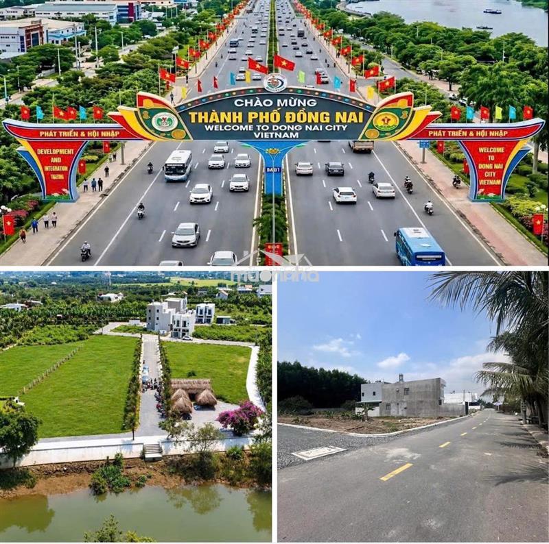 Đất nền thổ cư ven sông đồng nai, 890 triệu