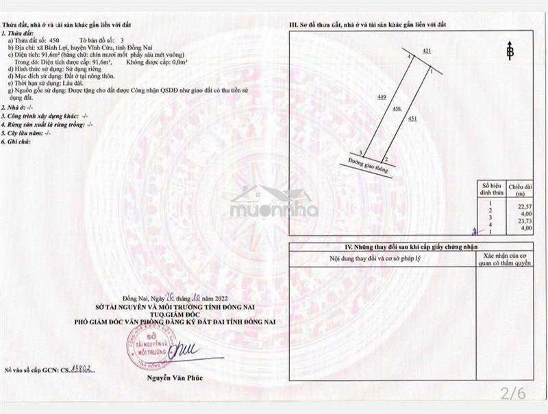 Đất giá rẻ phường tân triều. xây tự do, sổ riêng. chỉ 850 triệu