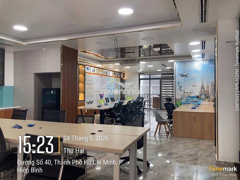 Cho thuê tầng 4 tòa nhà căn góc – kdc vạn phúc, tp. thủ đức