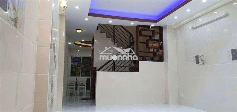 Nhà mới 1 trệt lửng 3 lầu 4x14m 6 phòng 4 wc hẻm 212b nguyễn trãi