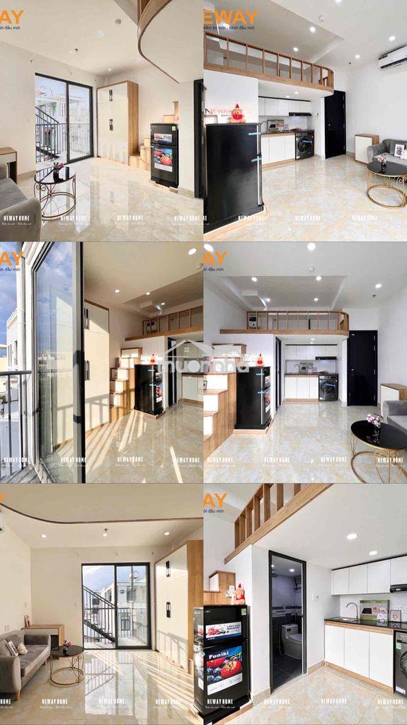 Chdv 1pn/studio/duplex ban công full nội thất ngay bốn xã đầm sen aeon - 4