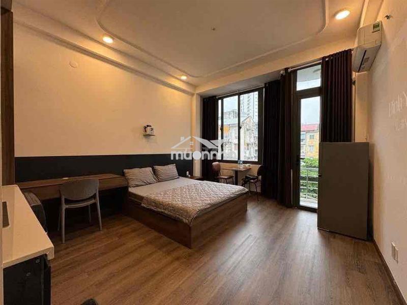 Studio ban công mới xây ngay lê văn việt