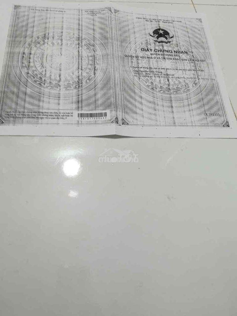 Bán đất + nhà cấp 4 tại phường tây nam - hcm