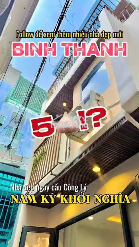 Nhà nam kỳ khởi nghĩa, q3, 75m2 sàn, 3 tầng, 3pn