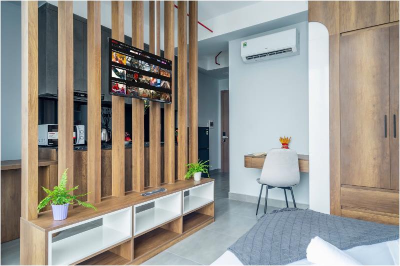 Căn hộ studio full nội thất - tầng cao view thoáng - ngay cầu thanh đa, bình thạnh - 3