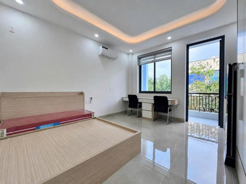 Cho thuê căn hộ máy giặt riêng, ban công đối diện đh văn lang, đặng thùy trâm quận bình thạnh  - 4