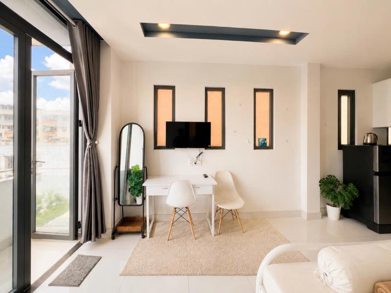 Khai trương căn hộ 40m2 ngay nguyễn gia trí - full nội thất -ban công lớn- trung tâm bình thạnh - thuận tiện đi các quận 1 quận 2 phú nhuận - 2