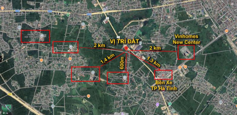 Chính chủ bán 535m² đất full thổ cư - khối phố nhật tân, p. thành sen, tp hà tĩnh