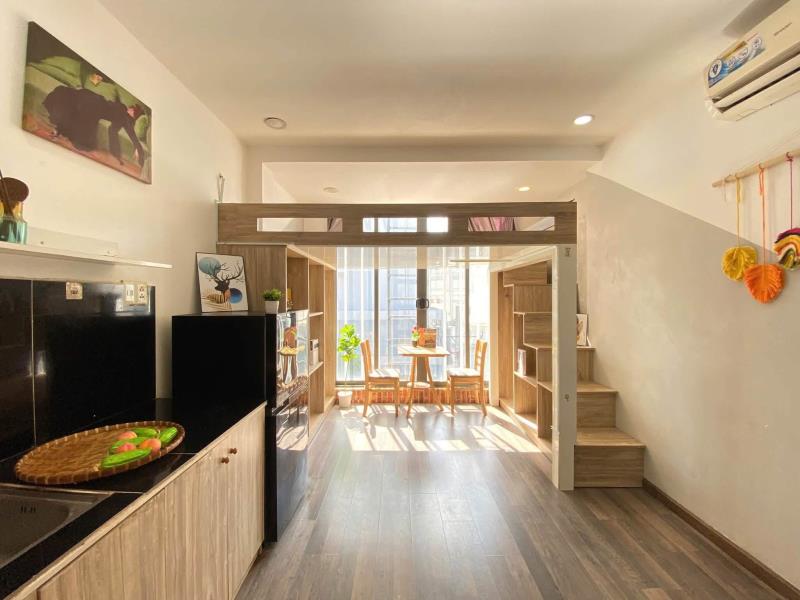 Cho thuê căn hộ dạng có gác ( duplex ), hoàng văn thụ gần ngã tư phú nhuận