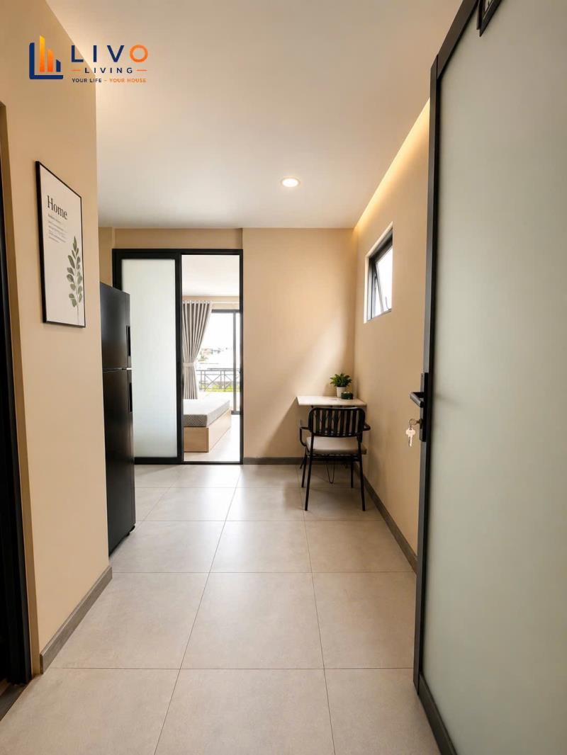 Phòng ban công tách bếp full nội thất hutech, uef, đh giao thông vận tải tp.hcm, landmark 81, quận 1, thảo điền, bến xe miền đông. - 3