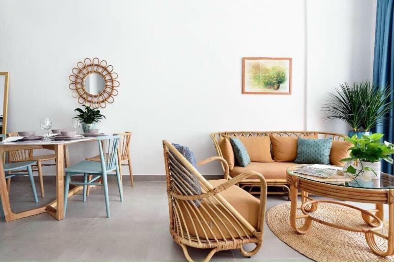 Cho thuê căn 2pn 73m2 the botanica (phổ quang), sẵn nội thất như hình - 3