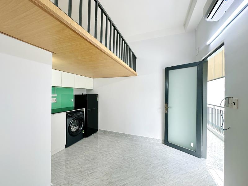 Duplex siêu thoáng rộng mới xây 100%, full nội thất, máy giặt riêng 30m2 hẻm 502 huỳnh tấn phát q7 - 2