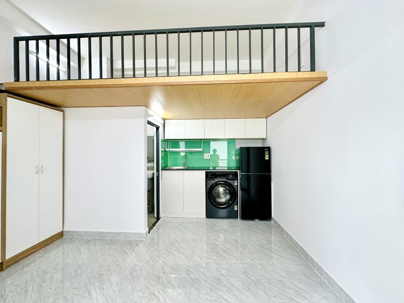 Duplex siêu thoáng rộng mới xây 100%, full nội thất, máy giặt riêng 30m2 hẻm 502 huỳnh tấn phát q7 - 4