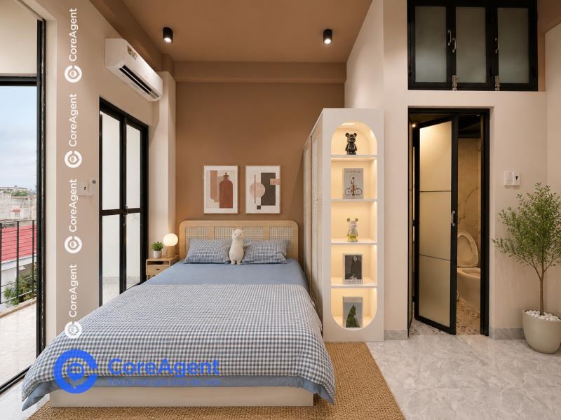 Chdv mới xây full nội thất có ban công riêng cách aeon tân phú 1km