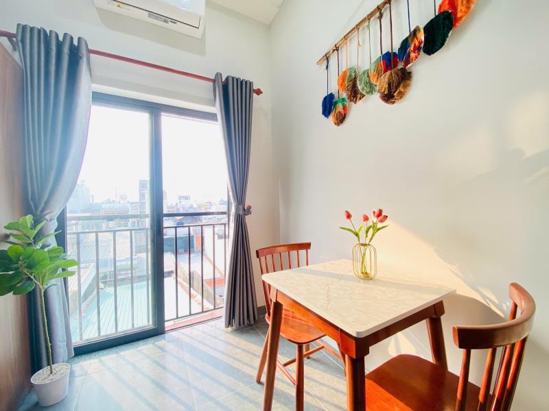 Cho thuê căn hộ full nt máy giặt riêng ngay aeon tân phú