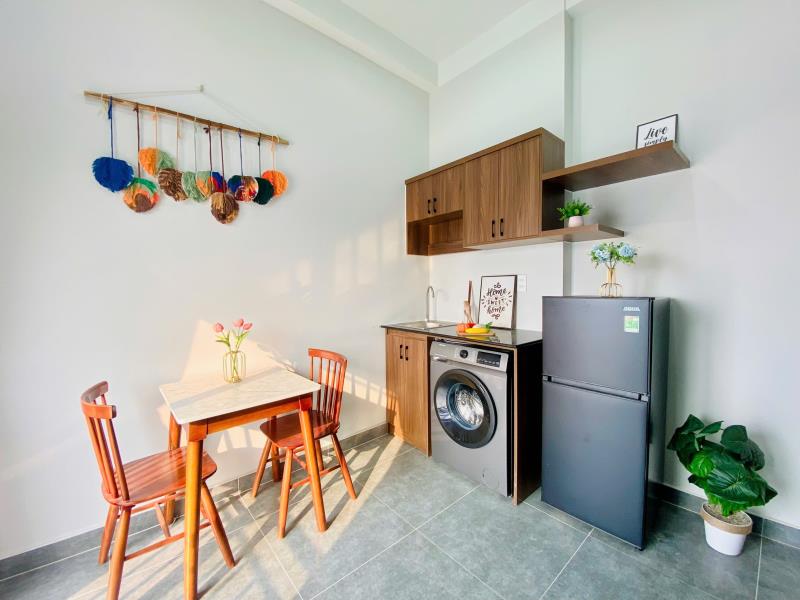 Cho thuê căn hộ full nt máy giặt riêng ngay aeon tân phú - 2