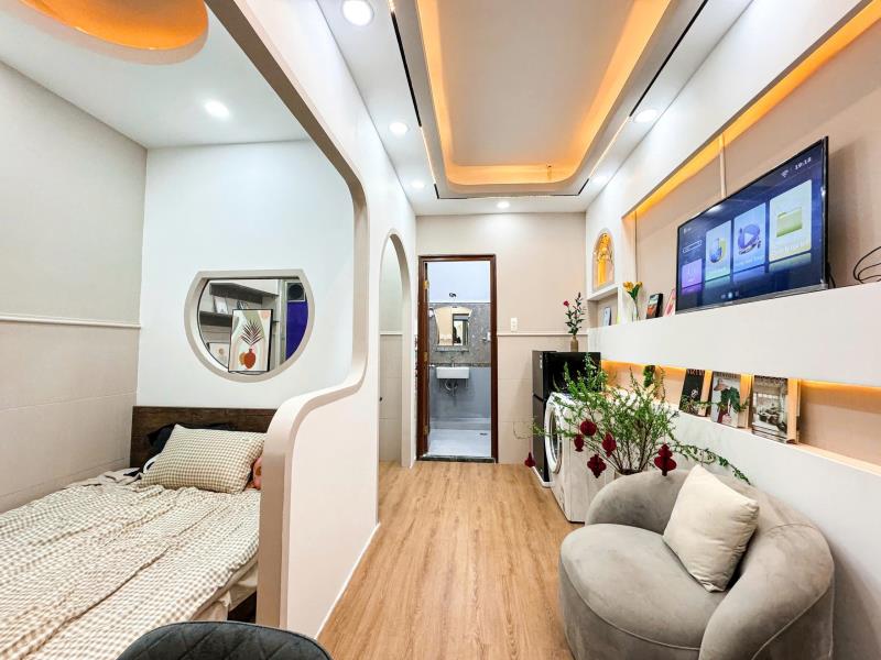 Cho thuê căn hộ 1 phòng ngủ nguyễn đình chiểu – máy giặt riêng – gần quận 1, không gian sống tiện - 4