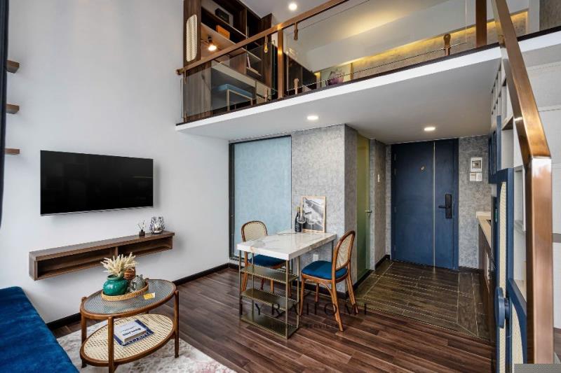 Cho thuê duplex full nội thất có ban công, máy giặt riêng - nguyễn cửu vân, bình thạnh - 2