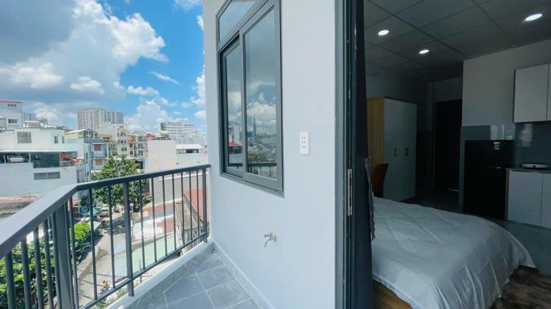 Khai trương căn hộ mới xây đường nơ trang long gần trường đại học văn lang
