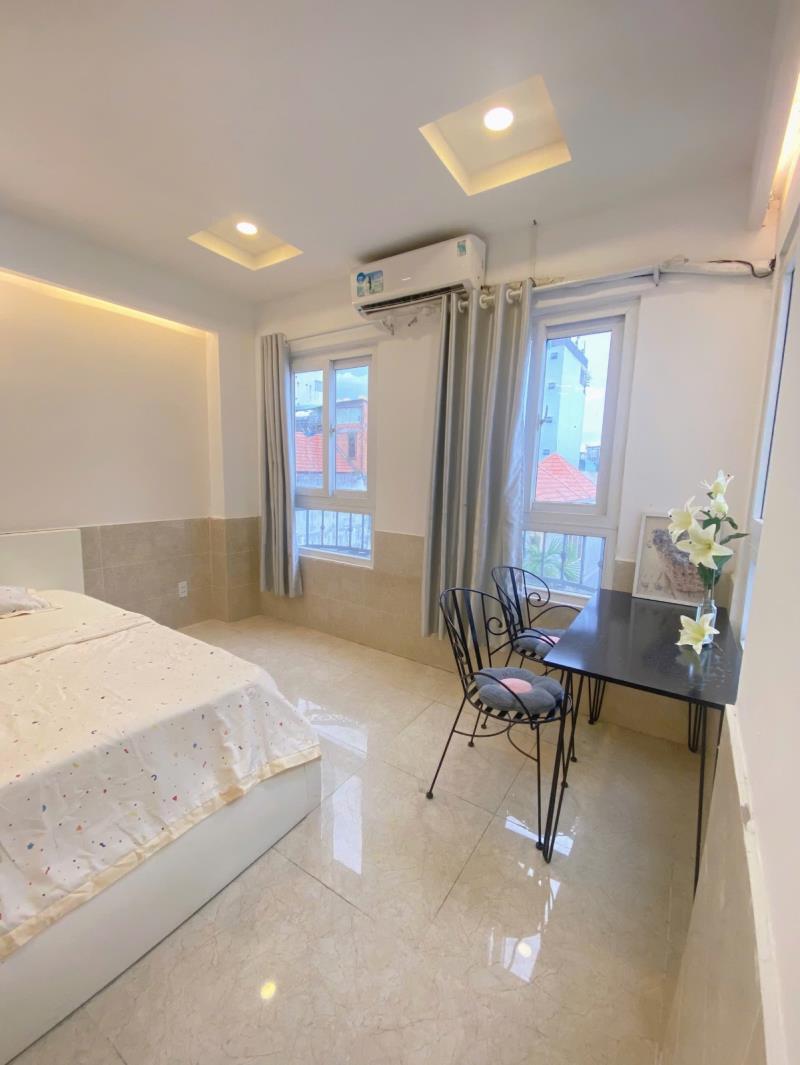 Cho thuê căn hộ cửa sổ gần đại học ngoại thương, giao thông vận tải, hutech, ngã tư hàng xanh đường xô viết nghệ tĩnh, quận bình thạnh - 4
