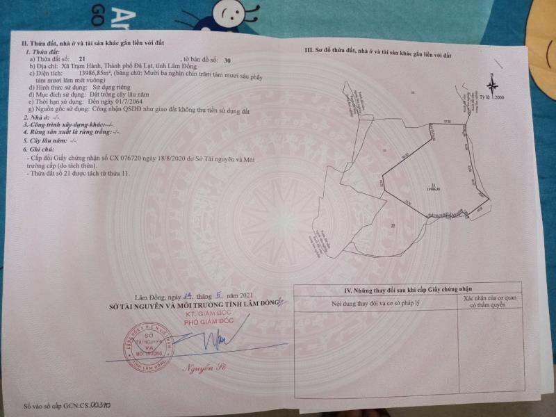 Bán đất sổ riêng nông nghiệp tại trạm hành - xuân trường - đà lạt - 3