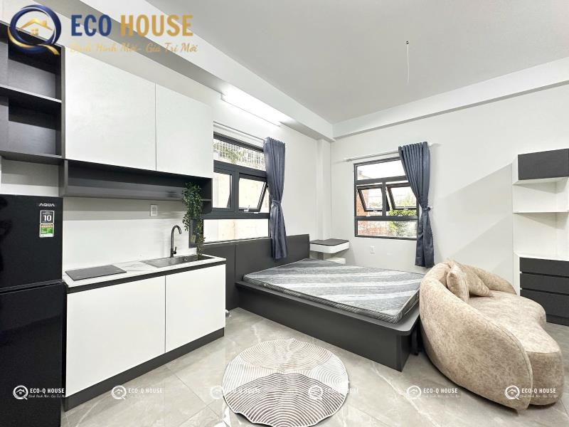 Cho thuê căn hộ studio ở tân phú - full nội thất cửa sổ rộng thoáng mát - 0926051663