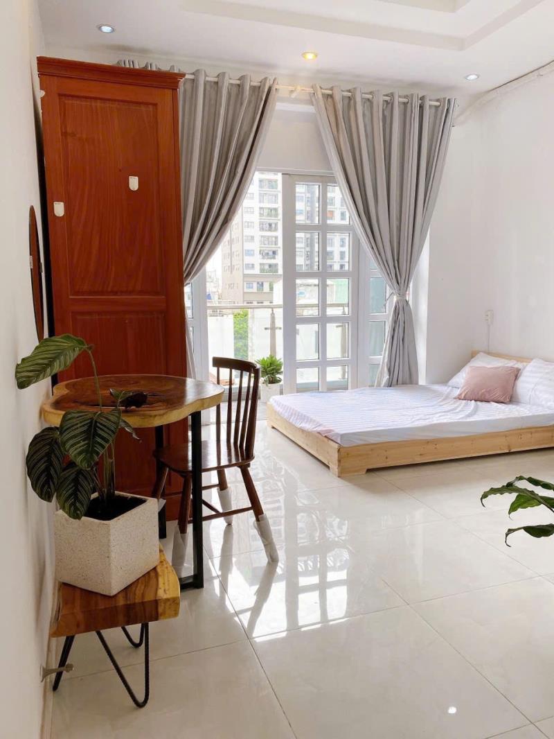 Cho thuê căn hộ thang máy, giặt & sấy riêng. gần đh hutech, giao thông vận tải… di chuyển 5p tới trường