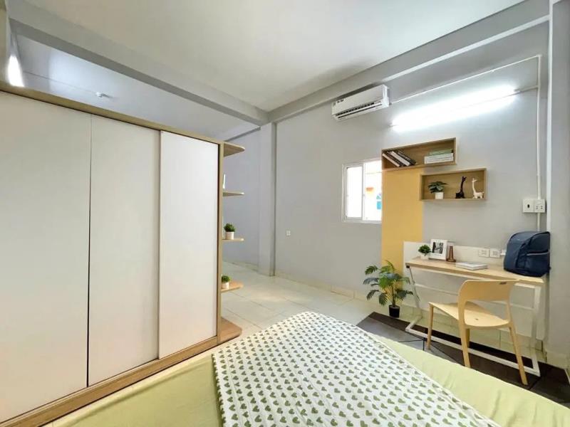 Cho thuê căn hộ studio giá rẻ- full nội thất tách bếp