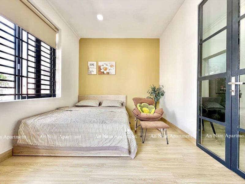 Căn hộ cho thuê ban công lớn, máy giặt riêng tại lê trực, gần phan đăng lưu & chợ bà chiểu - 2